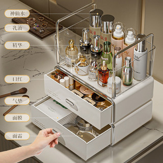 Làm Đẹp Hộp Bảo Quản Để Bàn Tidy-up Chống Bụi Thiết Kế Phân Vùng Lưu Trữ Mỹ Phẩm Giá Để Đồ Trong Suốt Có Thể Nhìn Thấy Dung Tích Lớn