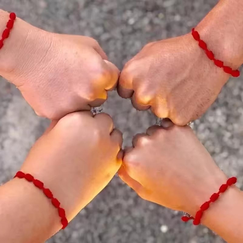 May Mắn 7 Nút Dây Đỏ Vòng Tay May Mắn Thu Hút Sự Giàu Có Bùa Hộ Mệnh Thành Công Anklets Vòng Tay Quà Tặng Cho Cặp Đôi Bạn Bè