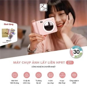Máy chụp ảnh lấy liền Z1 HPRT Bluetooth 5.2 Lấy nét tự động Ảnh động AR