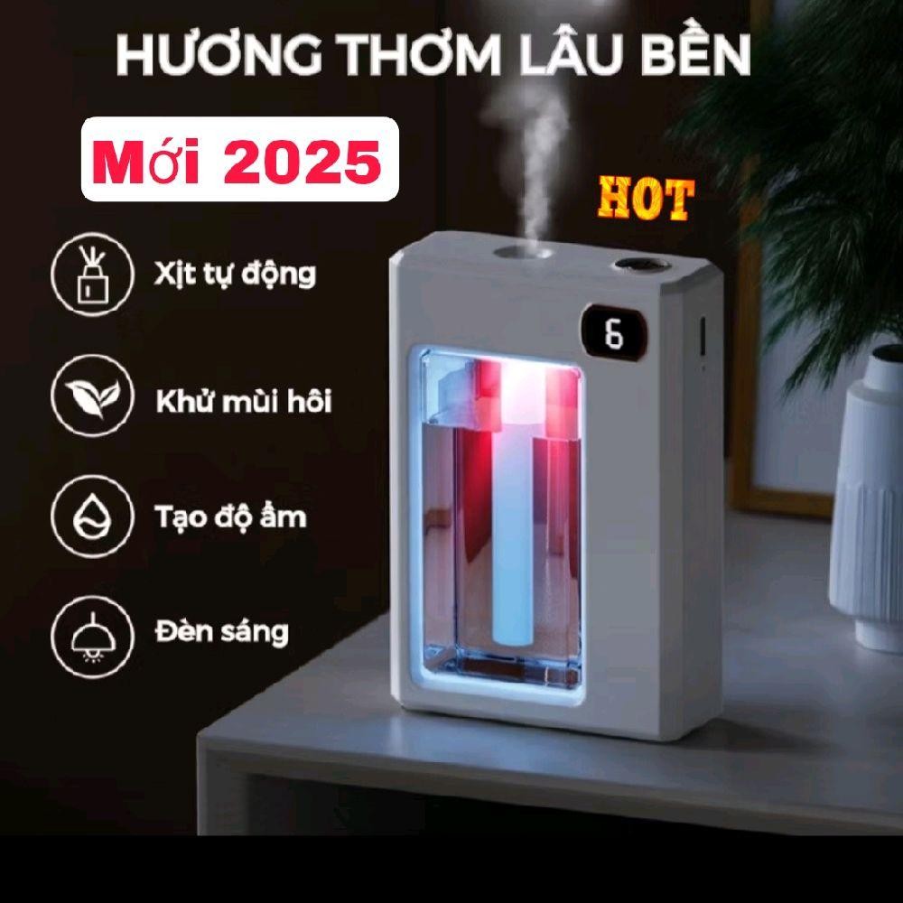 [PM20] Combo máy xong + 5 tinh dầu khác nhau tạo độ ẩm thơm phòng 30-40m2 treo tường có thể sạc