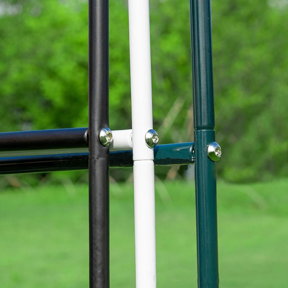 CAST Giá đỡ hoa vòm, Hỗ trợ cây leo Bóng bay xanh đen Trắng vòm, Phụ kiện nghệ thuật sắt lắp ráp tự do sáng tạo Khung hoa Cửa trong nhà ngoài trời