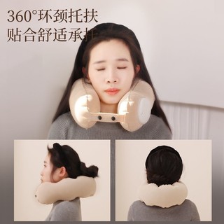 Gối Hình Chữ U Gối Bơm Hơi Di Động Lưu Trữ Loại Đẩy Bơm Hơi Hình Chữ U Gối Du Lịch Cổ Gối Du Lịch Cổ Ô Tô Gối Cổ Gối WJTN