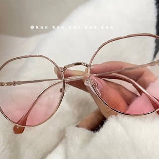 Kính má hồng Nữ Ins Công cụ tiện dụng mặt trơn