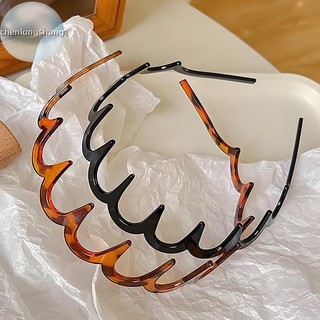 Chenlongshang Lược Tóc Mới Zigzag Band Notched Woman Man Girl Quà Tặng Sinh Nhật Cứu Hộ Tóc Gãy Hiện Vật EN