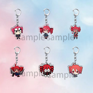 Kasane Teto Anime Móc Khóa Thần Tượng Nhật Bản Nam Móc Chìa Khóa Cho Nữ Sáng Tạo Hoạt Hình Hình Cosplay Acrylic Móc Khóa Mặt Dây Chuyền Quà Tặng
