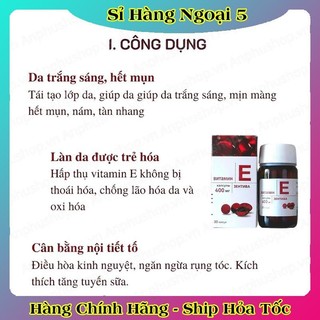[LỌ THỦY TINH] Vitamin E Đỏ Nga Hàm Lượng 400mg LIFEVIT Giúp Làm Đẹp Da Của NGA