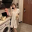 Váy Ngủ Bộ Đồ Ngủ Nữ Xuân Thu Đông Nhật Bản Ngọt Dài Trắng Dài Tay Homewear
