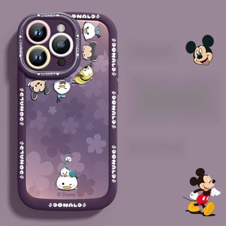 Ốp điện thoại Mickey the Little White Duck cho iPhone 16 / 15 / 14 / 13 / 12 / X / 7 / 11 / Plus / pro Max Vỏ mềm silicon mờ bao gồm toàn bộ Vỏ bảo vệ chống rơi