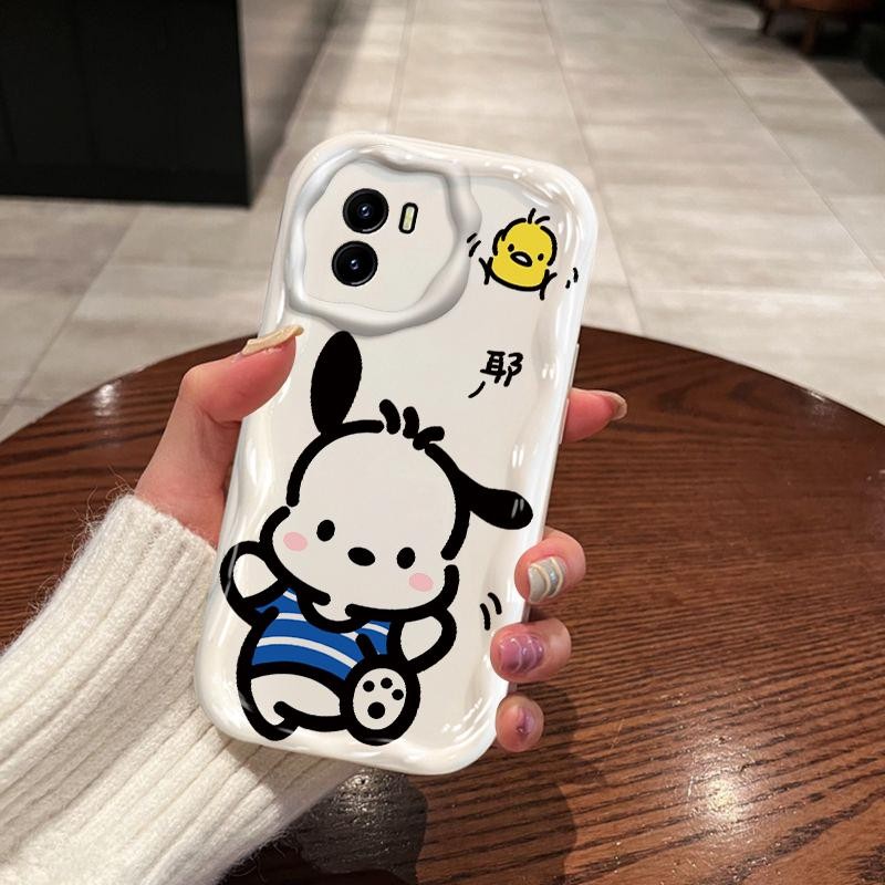 Vỏ Cho Redmi A1 / Redmi A2 Kem Hoạt Hình Silicone Girls 3D Mềm TPU Pochacco Thẩm Mỹ Vỏ Điện Thoại Chống Sốc