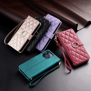 Ốp Lưng Mới Cho Vivo Y03 Y03t Y18 Y28 Y28s Y38 Y78 5G Y100 Y27s Y27 Y36 Y16 Y02s Y11 Y12s Y12A Y15 Y17 Y20 Y20sG Y20i Y22 Y22s Y35 Bao Da Ví Kim Loại Dây Đeo