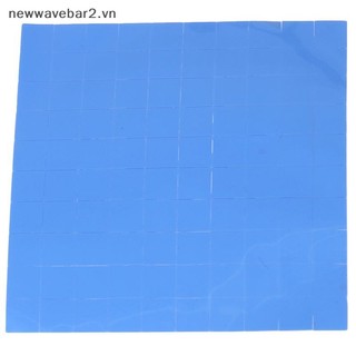 [Mới] 100 Miếng Lót Nhiệt 10 * 10 * 0.5 Mm GPU Tản Nhiệt CPU Tấm Silicon Dẫn Điện Làm Mát.