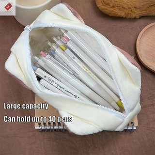 Alik Dễ Thương Pháp Nướng Túi Đựng Bút Sang Trọng Dung Tích Lớn Sinh Viên Hộp Đựng Đa Năng Ngộ nghĩnh Văn Phòng Phẩm Túi Bảo Quản Người Tổ Chức VN