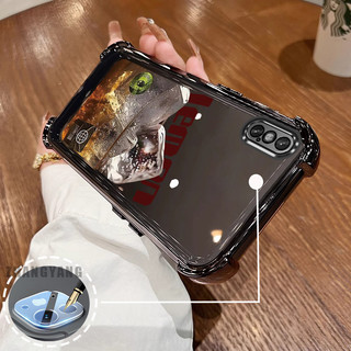 Ốp Lưng Cho iPhone X Xs Xr Xs Max Bốn Góc Mạ Điện Chống Rơi Vỏ Điện Thoại Thẩm Mỹ Cà Phê Đá Họa Tiết Hoạt Hình Mỹ TPU Mềm Trường Hợp