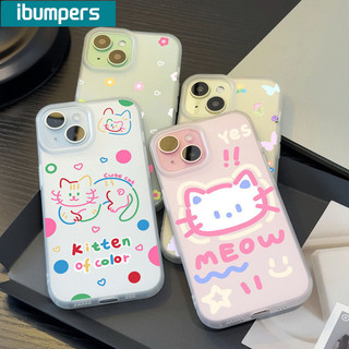 ibumpers Ốp Lưng IPhone Phim Hoạt Hình Vui Nhộn Mèo Bướm Họa Tiết Ốp Điện Thoại Trong Suốt Nhám Mờ TPU Mỏng Chống Sốc Chống Bẩn Cho IPhone 16 15 14 12 13 11 Pro Max IP 7 8 Plus X XS XR