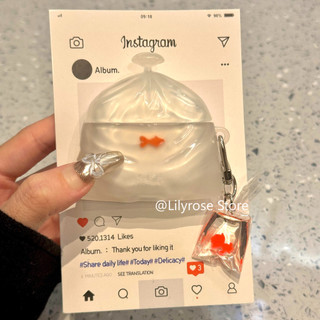 Ốp lưng cho AirPods 4 [2024] AirPods Pro2 Pro 3 2 1 Apple Wireless Earpod Protector Vỏ cá vàng hoạt hình dễ thương