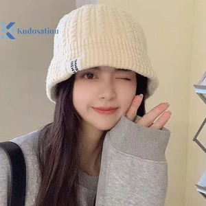 Kudosation Mũ Nữ Ấm Áp Đa Năng Bảo Vệ Tai Mũ Dệt Kim Lớn Mũ Sợi
