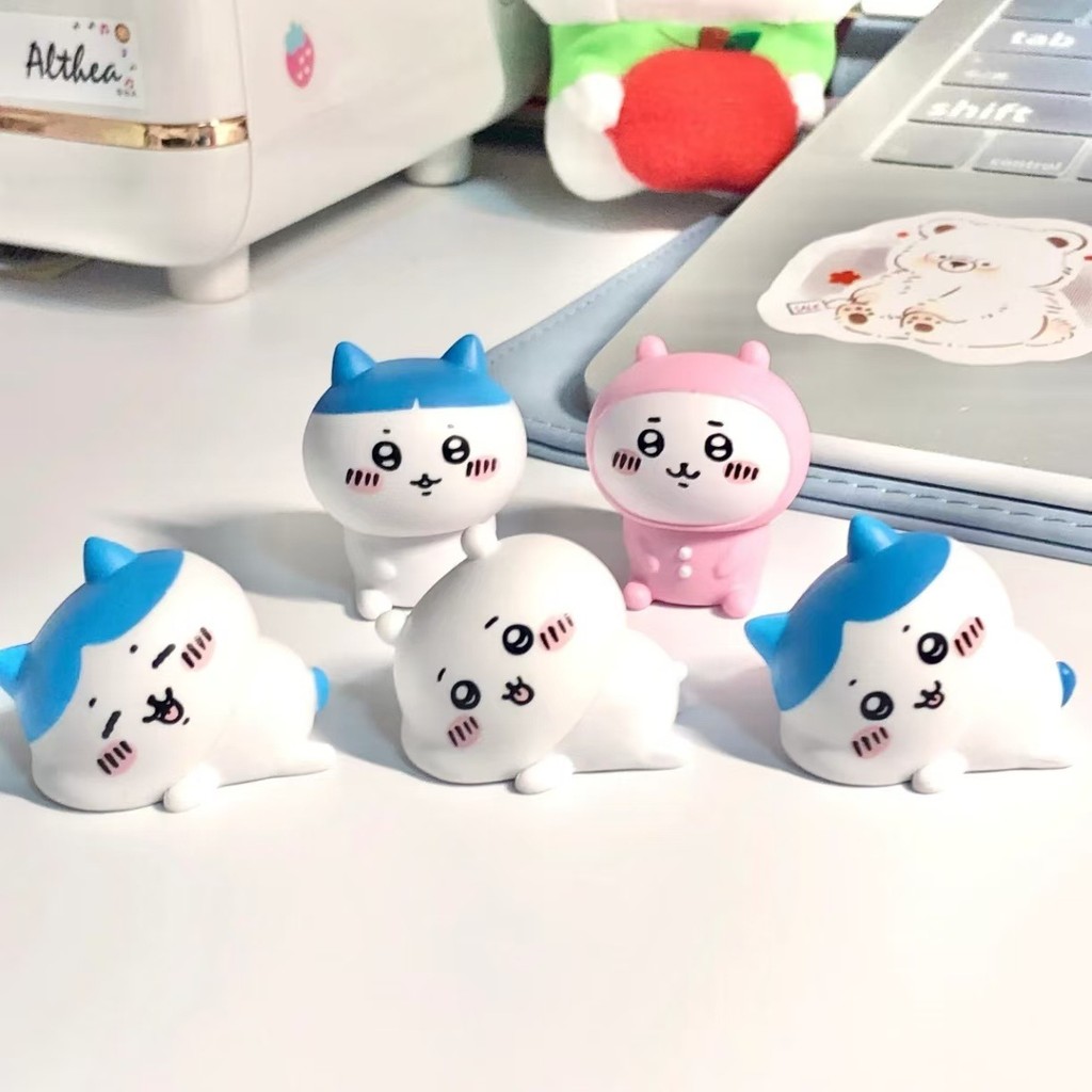 6 Cái / bộ 3cm Anime Dễ Thương Chiikawa Hình Hachiware Usagi Chiikawa Kawaii Q Phiên Bản PVC Nhân Vật Hành Động Mô Hình Bộ Sưu Tập Búp Bê Đồ Chơi