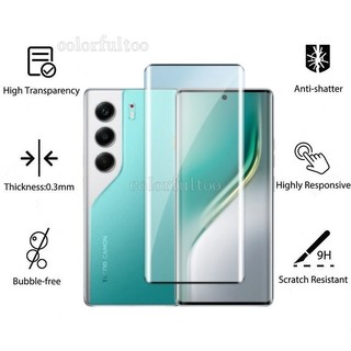 Camon50Ultra 2 TRONG 1 Bảo Vệ Màn Hình Cho Tecno Camon 40 Pro 40Pro Camon40 Camon40Pro Camon50Pro 4G 5G 9H Full Cover Kính Cường Lực Bảo Vệ Ống Kính Máy Ảnh Phim Bảo Vệ Màn Hình