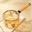 Nồi nấu bột cho bé nắp gấu , Chất liệu thuỷ tinh dung tích 1,7l siêu chịu nhiệt