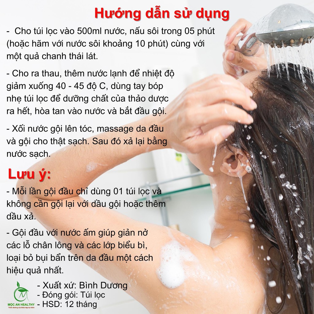 Dầu Gội Thảo Dược Mộc An AYOYA 11 Vị Hà Thủ Ô Bồ Kết Hỗ Trợ Giảm Gãy Rụng Nuôi Dưỡng Tóc Chắc Khỏe