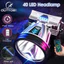 Đèn led Đội Đầu Siêu Sáng Chống Thấm Nước Công Suất Cao Có Thể Sạc Lại Tiện Dụng
