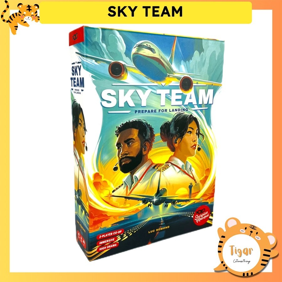 Boardgame Sky Team Nhập Vai Cơ Trưởng