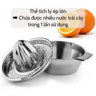 Vắt cam inox 304 bằng tay tiện lợi không gỉ dễ vệ sinh dùng cho gia đình quán nước
