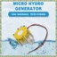 Máy bơm lưu lượng nước 10W Máy phát điện thủy điện Mini Lưu lượng tuabin Chuyển đổi thủy lực 5V