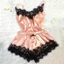 Plpj Nữ Đồ Ngủ Không Tay Dây Đeo Váy Ngủ Ren Viền Satin Cami Top Pyjama Bộ MỚI