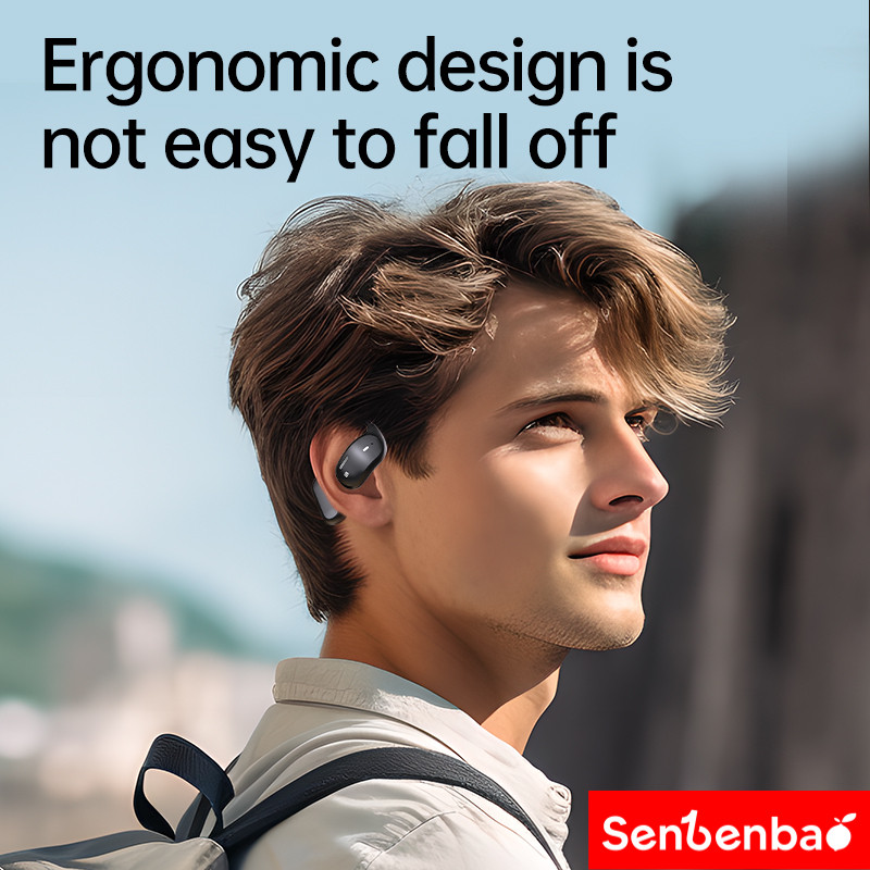 Senbenbao JM16 Tai nghe không dây Bluetooth thể thao chính hãng có Mic Tai nghe âm thanh nổi HiFi V5.4 Tai nghe màn hình màu