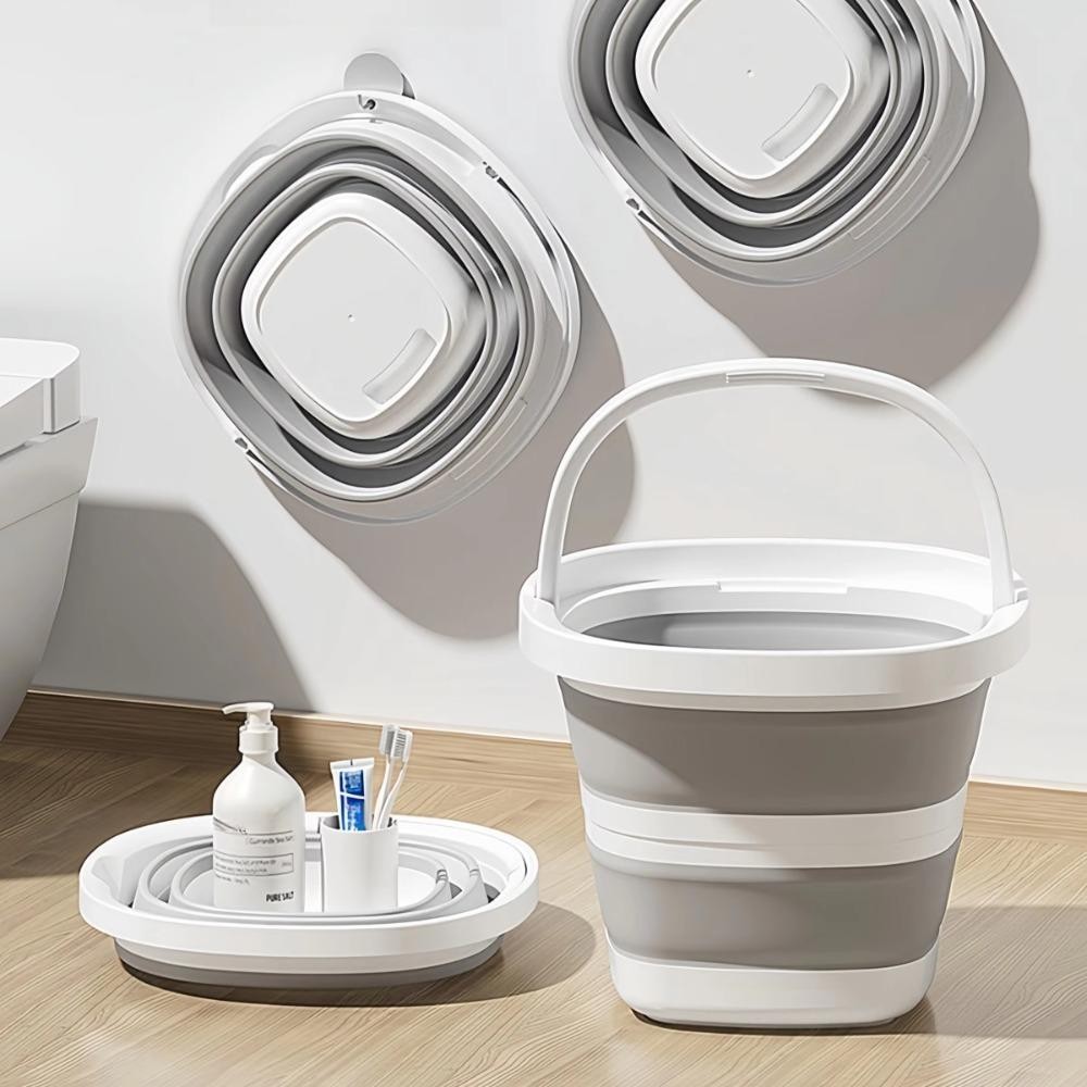 Xô gấp DAYBREAK, Chậu rửa di động 5L, Xô câu cá đa chức năng Xô câu cá tiết kiệm không gian gia đình