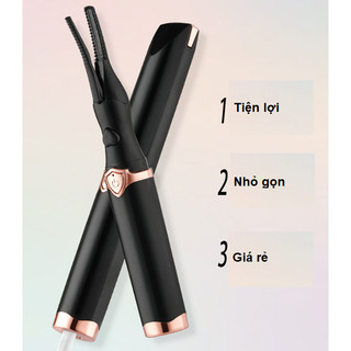 Máy Uốn Lông Mi Thế Hệ Mới Cong Bằng Nhiệt Sạc USB Dụng Cụ Làm Cong Mi Chải Mi Bằng Nhiệt