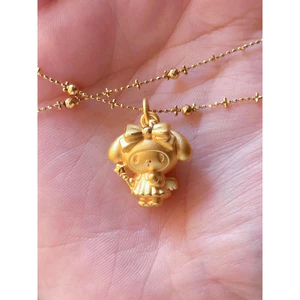 Dễ Thương Magic Wand Thiên Thần Nhỏ Giai Điệu Bé Mặt Dây Chuyền Vòng Cổ Nữ Vàng Ngọt Ngào Tính Khí Phù Hợp Với Xương Đòn Dây Xích