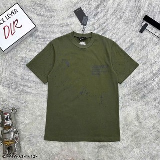 Áo Thun Xanh Rêu DQQ Nhiều Chấm Double - Six. Áo Phông  Chất Cotton Dày Dặn Thoáng Mát