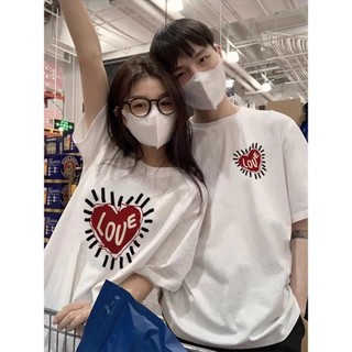 Thương Hiệu Mới 100% Cotton Unisex Tay Ngắn Cặp Đôi Áo Thun Nữ Và Nam Baggy Cổ Tròn Rời In Độc Đáo Cặp Đôi Tee
