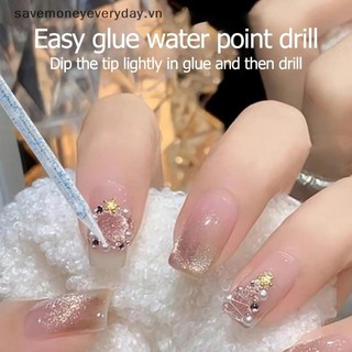[savemoneyeveryday] 50 CÁI Thanh pha lê Nail Stick Chất tẩy biểu bì cao cấp Dụng cụ đẩy Nail Art Làm móng tay Dụng cụ loại bỏ keo mũi khoan [vn]