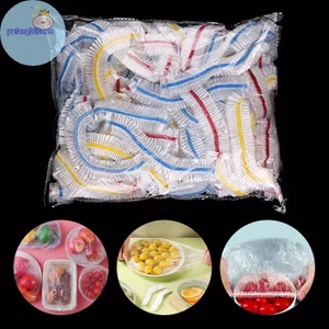 Pufangbliss 100 / 200 / 300 Chiếc Thực Phẩm Trái Cây Tươi Giữ Túi Nhựa Phụ Kiện Nhà Bếp Nhiều Màu Sắc Saran Bọc Thực Phẩm Dùng Một Lần VN
