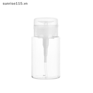 Srvn 100 / 150 / 200ml Du Lịch Di Động Chai Đổ Lại Nhựa Trống Sơn Móng Tay Tẩy Chất Lỏng Báo Chí Bơm Bình Đựng.
