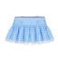 Pealike Nữ Thẩm Mỹ Eo Thấp Xếp Ly Chữ A Váy Ngắn Vintage Checkered In Ren Viền Xù Skater Váy fo