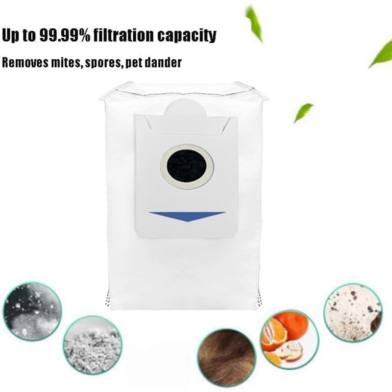 6 Túi Bụi Cho X5 Pro / X5 Omni / X2 Omni / X2 / X2 Pro / DEX86 Robot Hút Bụi Linh Kiện Thay Thế