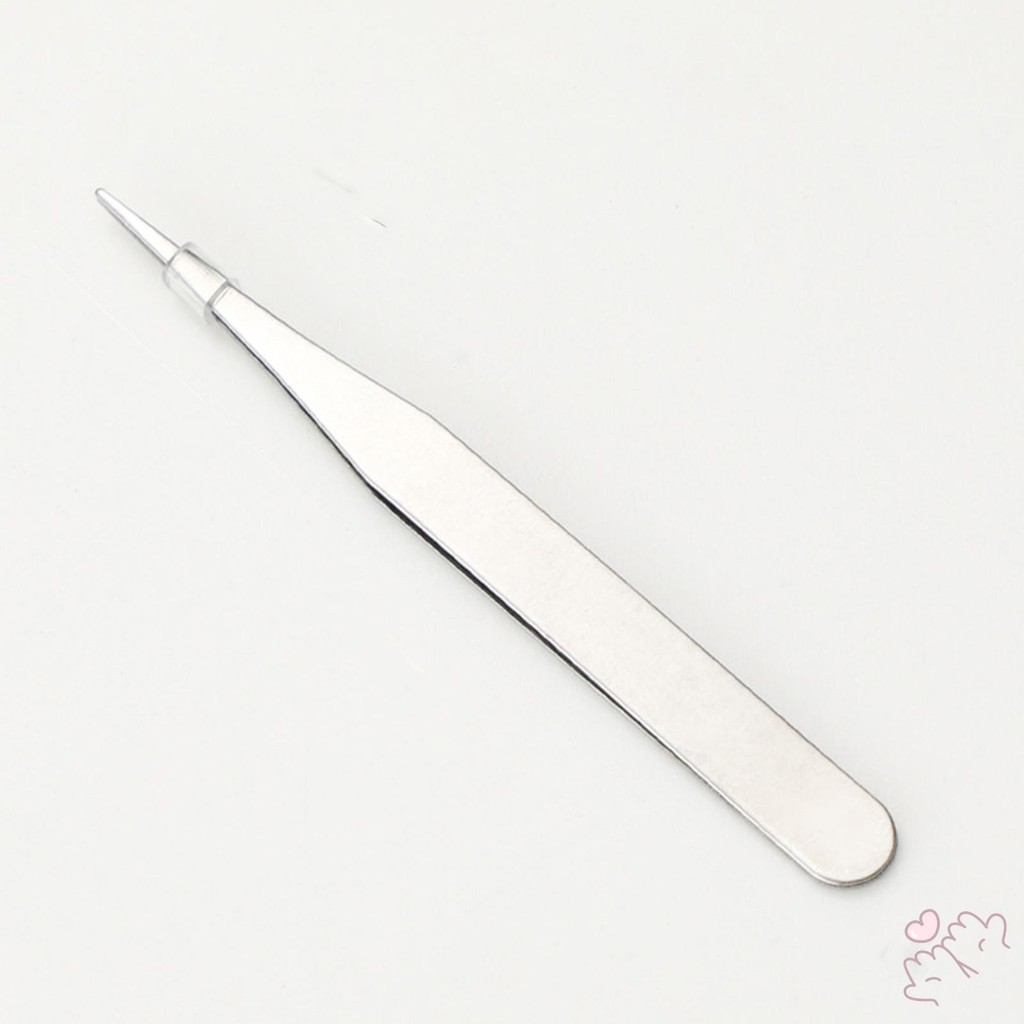 IOIIK Nhíp Thẳng Chống Tĩnh Điện Móng Tay Chắc Chắn Nghệ Thuật Kim Cương Giả Nipper Nhíp