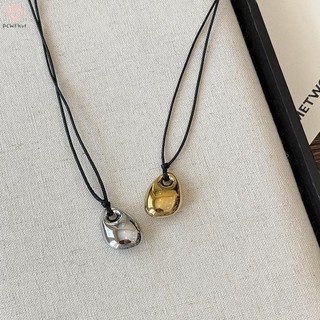 [Pcwkkef] Vòng cổ mặt dây chuyền đậu kim loại đơn giản đa năng dành cho nữ Cô gái Vòng cổ xương đòn thời trang cá nhân Phụ kiện trang sức Quà tặng Mới