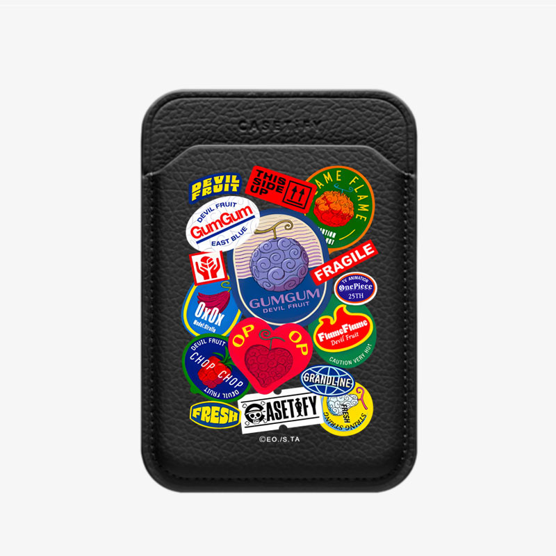 One PIECE Devil Fruits Snappy Cardholder Grip Stand Ví da SnappyTM Giá đỡ thẻ gương Tương thích từ tính