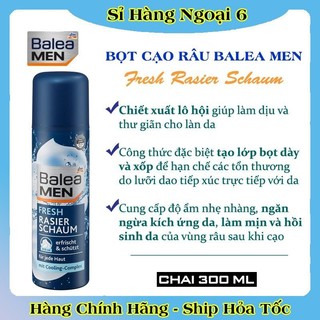 [DATE MỚI] Bọt và kem cạo râu BALEA MEN Đức -DÀNH CHO NAM