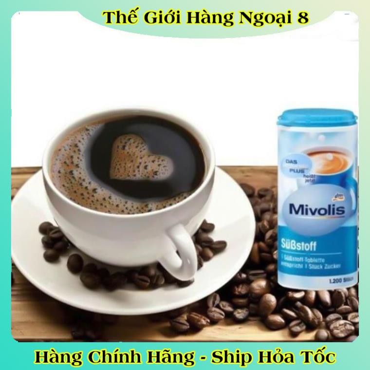 ĐƯỜNG ĂN KIÊNG MIVOLIS Substoff CHO KETO, DAS TIỂU ĐƯỜNG HỘP 1200 VIÊN của Đức -Date Mới Đủ Bill