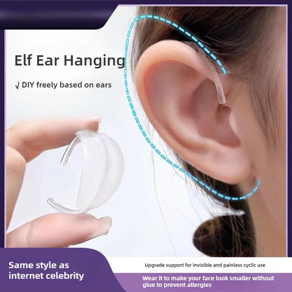 Miếng dán tai Elf Internet Người nổi tiếng Elf Miếng dán tai cho thấy miếng dán nhỏ Mặt hình chống nước R3