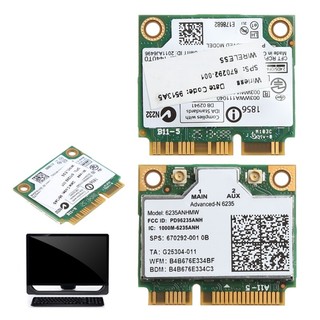 VUI VẺ 6235ANHMW 802 11n 300Mbps Băng Đô Kép Nửa Mini PCie Thẻ WiFi BT-tương Thích 4 0 Cho Centrino Advanced-N