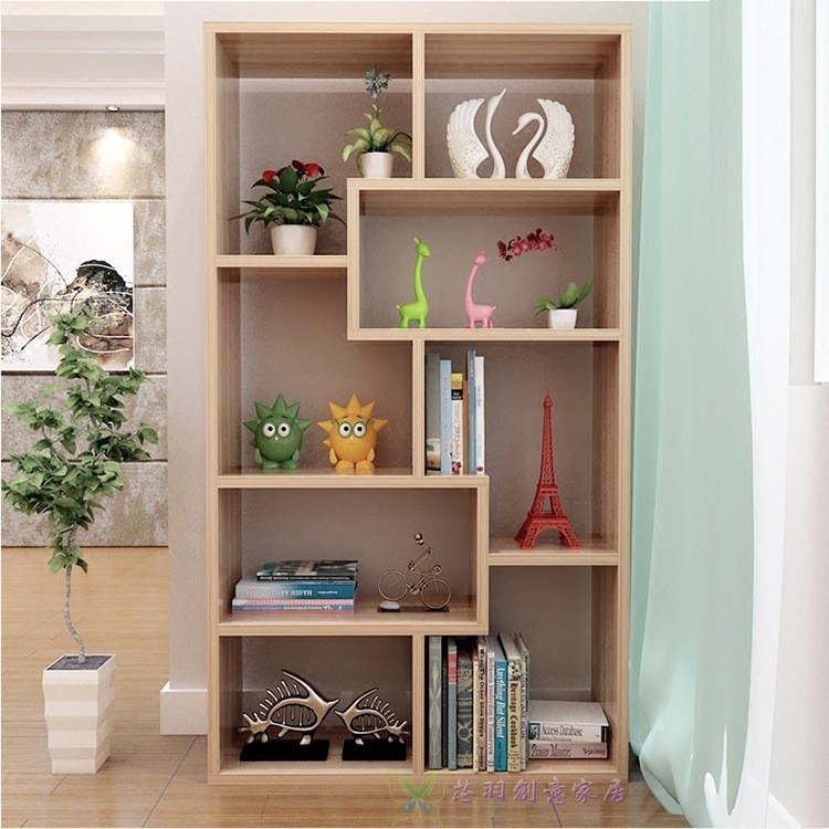 Kệ sách gỗ chữ U gỗ MDF loại tốt uy tín 130x60x17 của BinBo