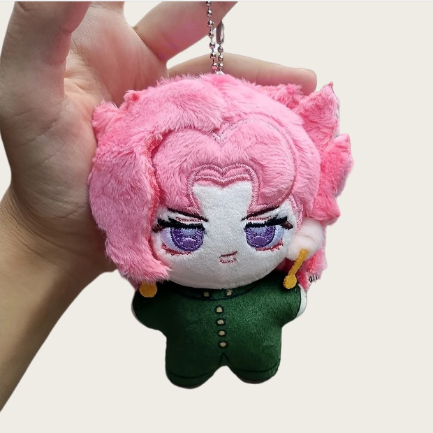 Jojo 's Bizarre Adventure Joseph Joestar, Jolyne Cujoh, Jotaro Kujo & Kakyoin Noriaki Móc khóa búp bê sang trọng 10cm