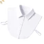 Cổ Giả Trắng Đen Áo Len Áo Sơ Mi Có Thể Tháo Rời Nữ Cotton Ve Áo Áo Top Nữ Quần Áo Phụ Kiện VN